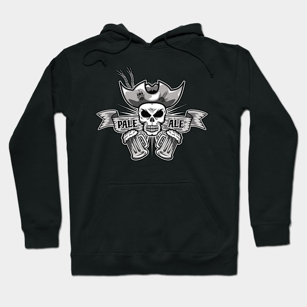 Pale Ale Pirate Hoodie by dkdesigns27